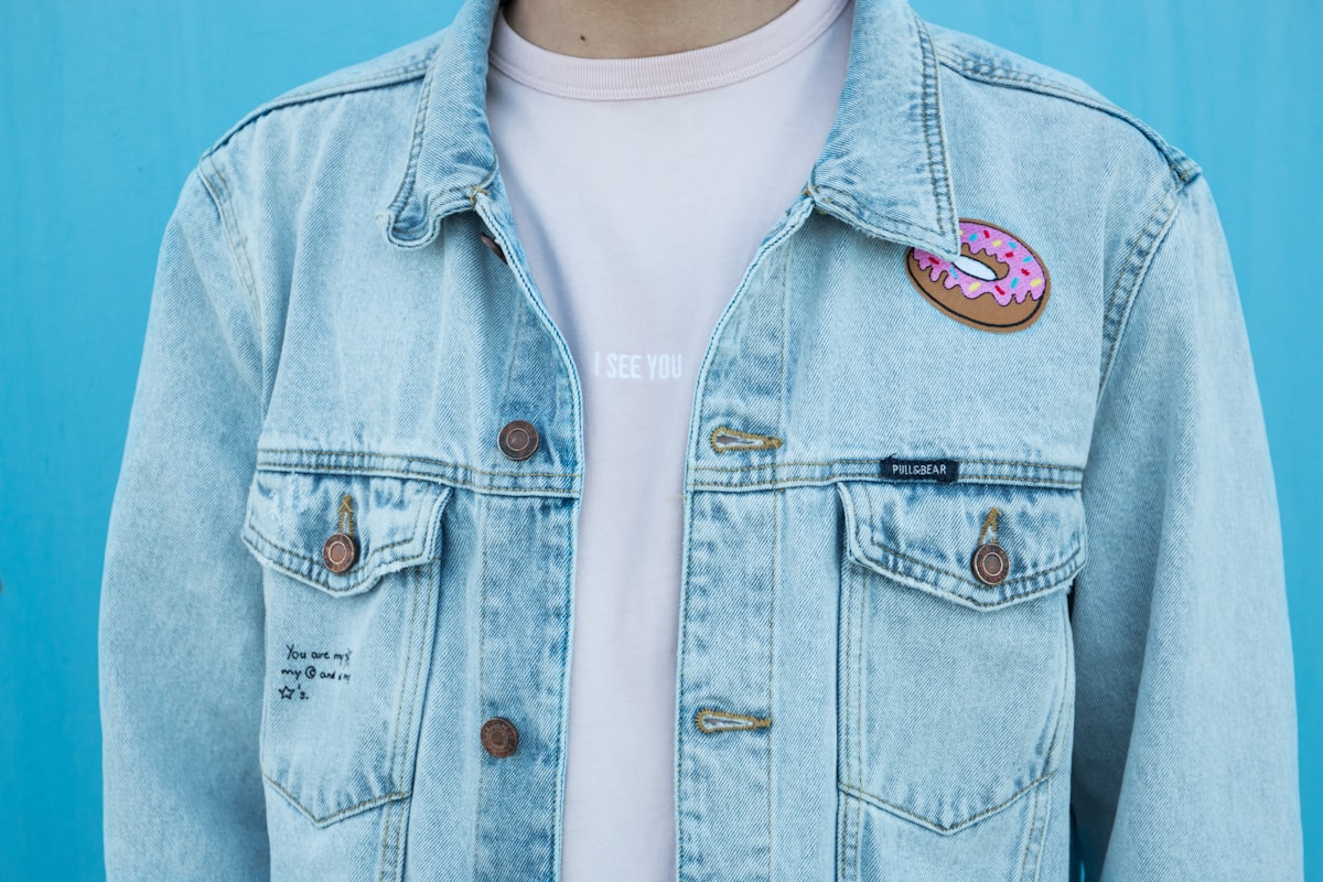 Bomber jacket on a wholesale apparel rail
