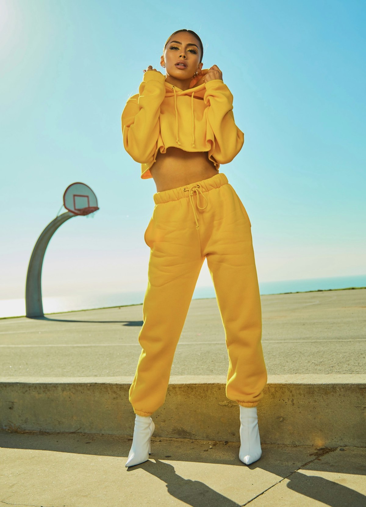 Kids hoodie shown as wholesale apparel